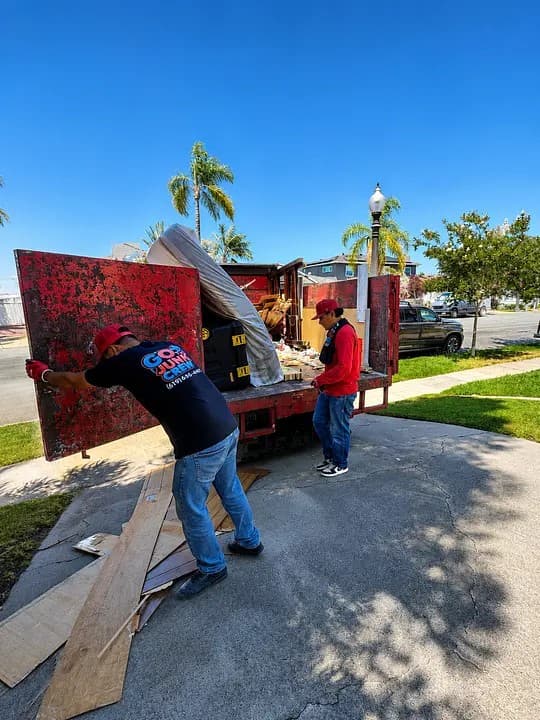 Loading a mattress and furniture in Spring Valley